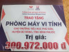 TRƯỜNG QUỐC TẾ SONG NGỮ HORIZON  TẶNG MÁY TÍNH CHO TRƯỜNG